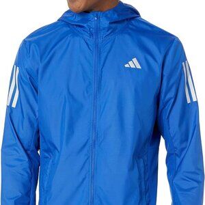 Adidas Own the Run Jacket Blue New Medium Men's NWT and Sealed $90 MSRP!!!